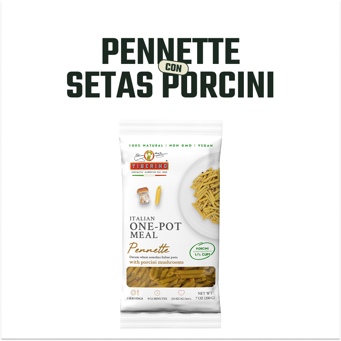 Pasta Pennette con Hongos Porcini Tiberino - 200 gr-2