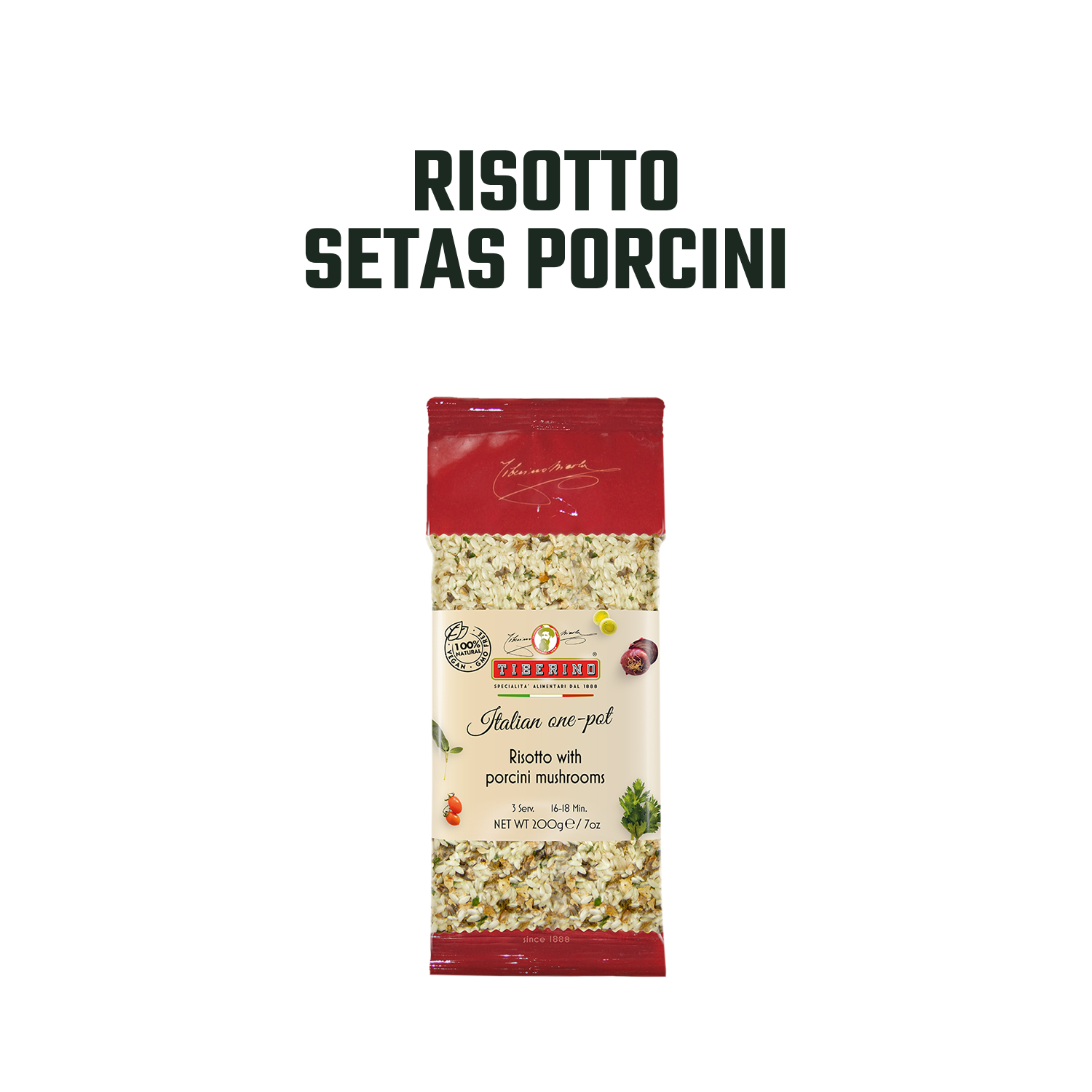 Risotto con Hongos Porcini Tiberino - 200 gr-2