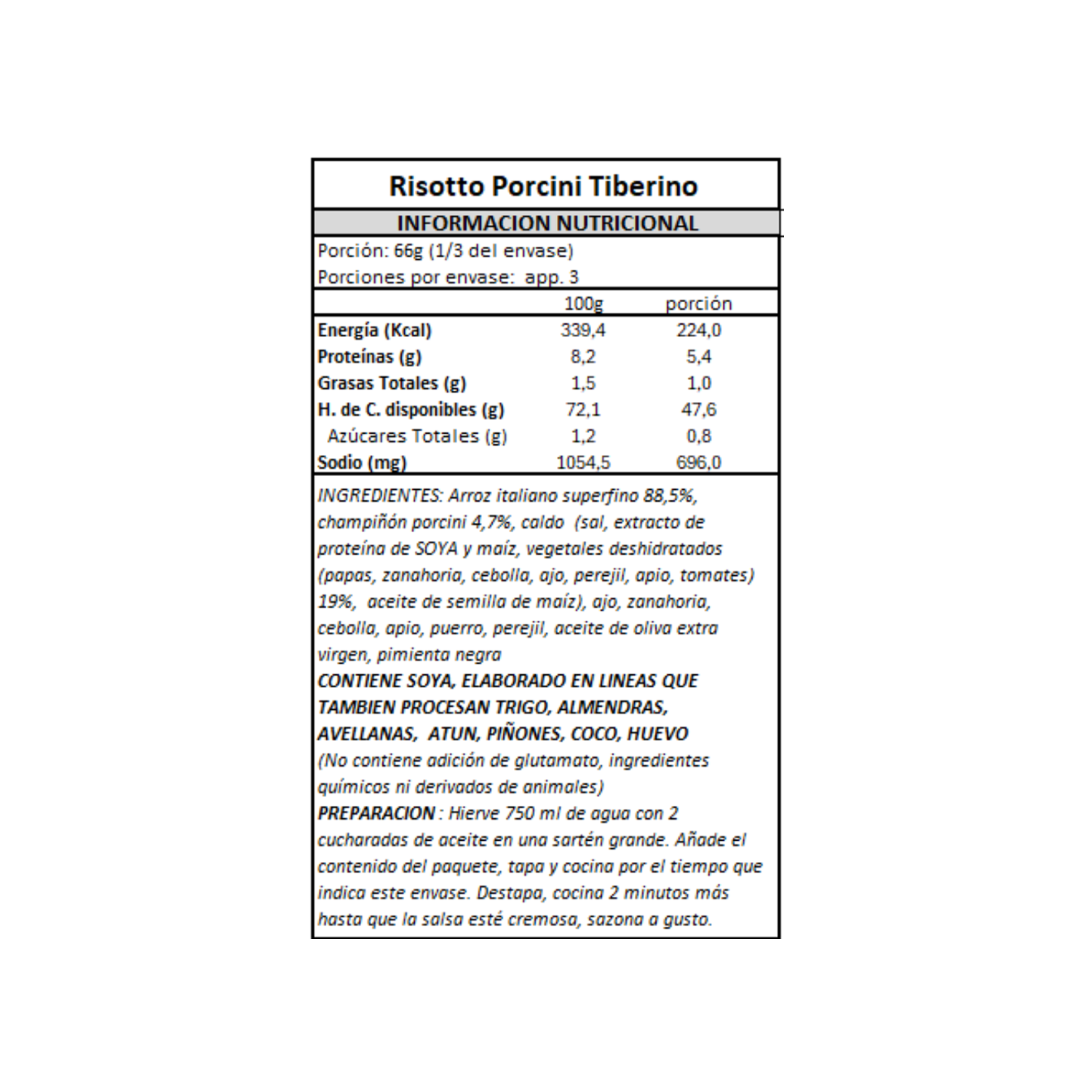 Risotto con Hongos Porcini Tiberino - 200 gr-4