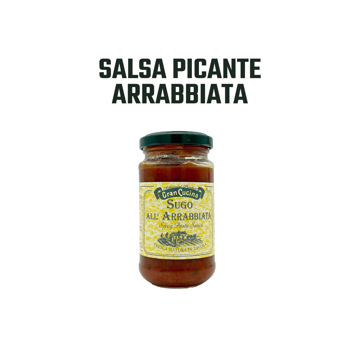 Salsa Picante Italiana Arrabbiata Gran Cucina - 180 gr-2