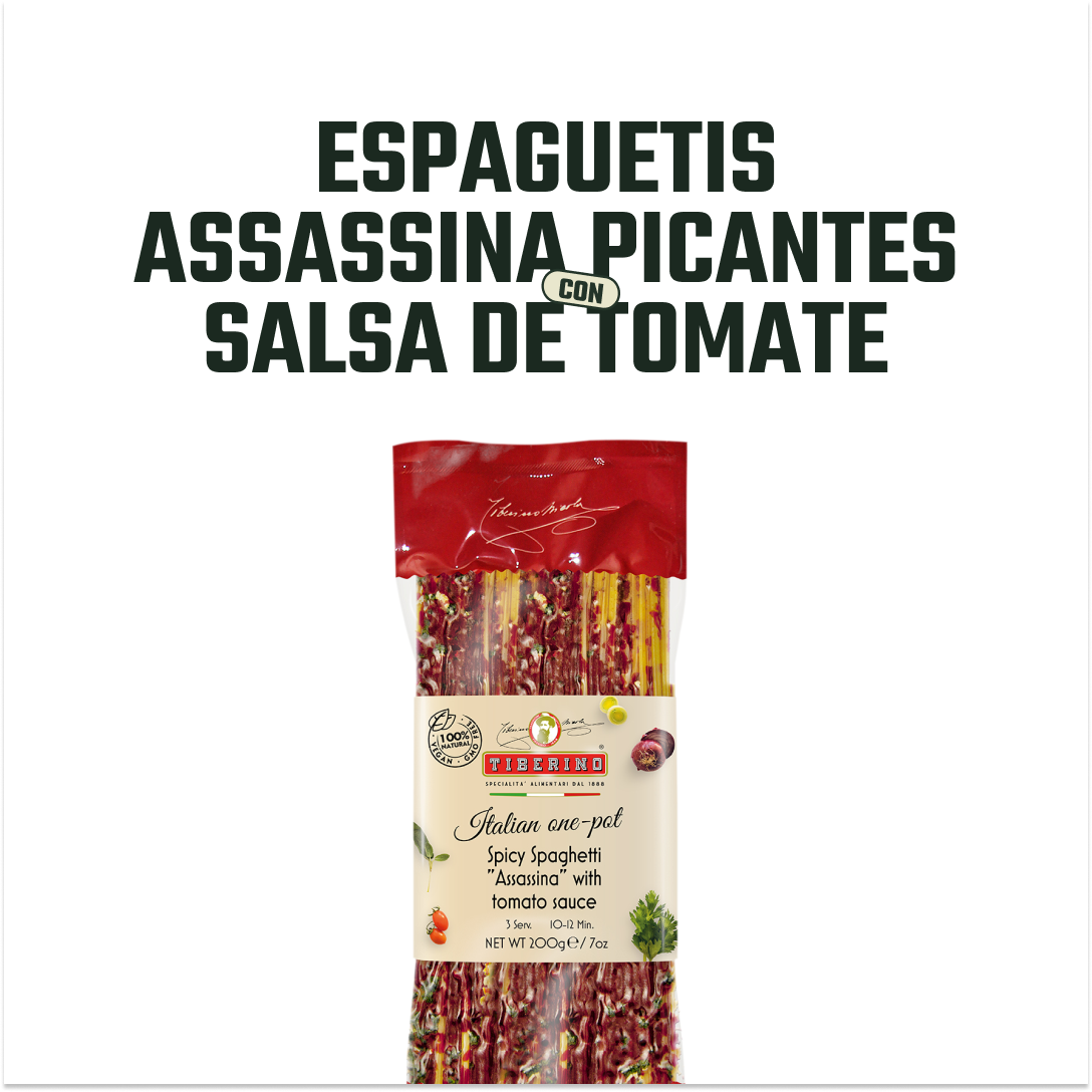  Spaguetti Spicy con Salsa de Tomate Tiberino -  200 gr-2