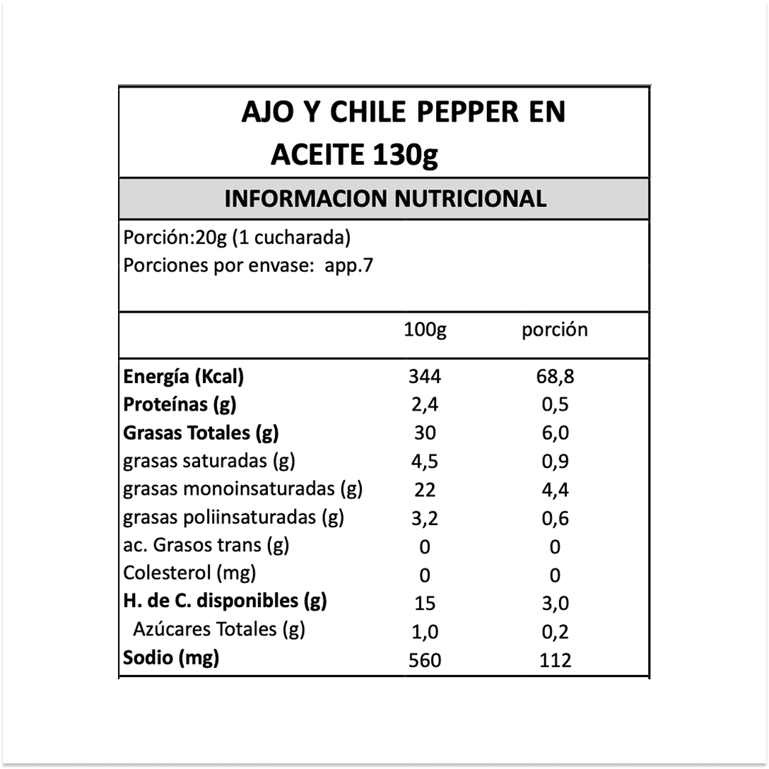 Encurtido de Ajo y Chilli Pepper Gran Cucina - 130 gr-4