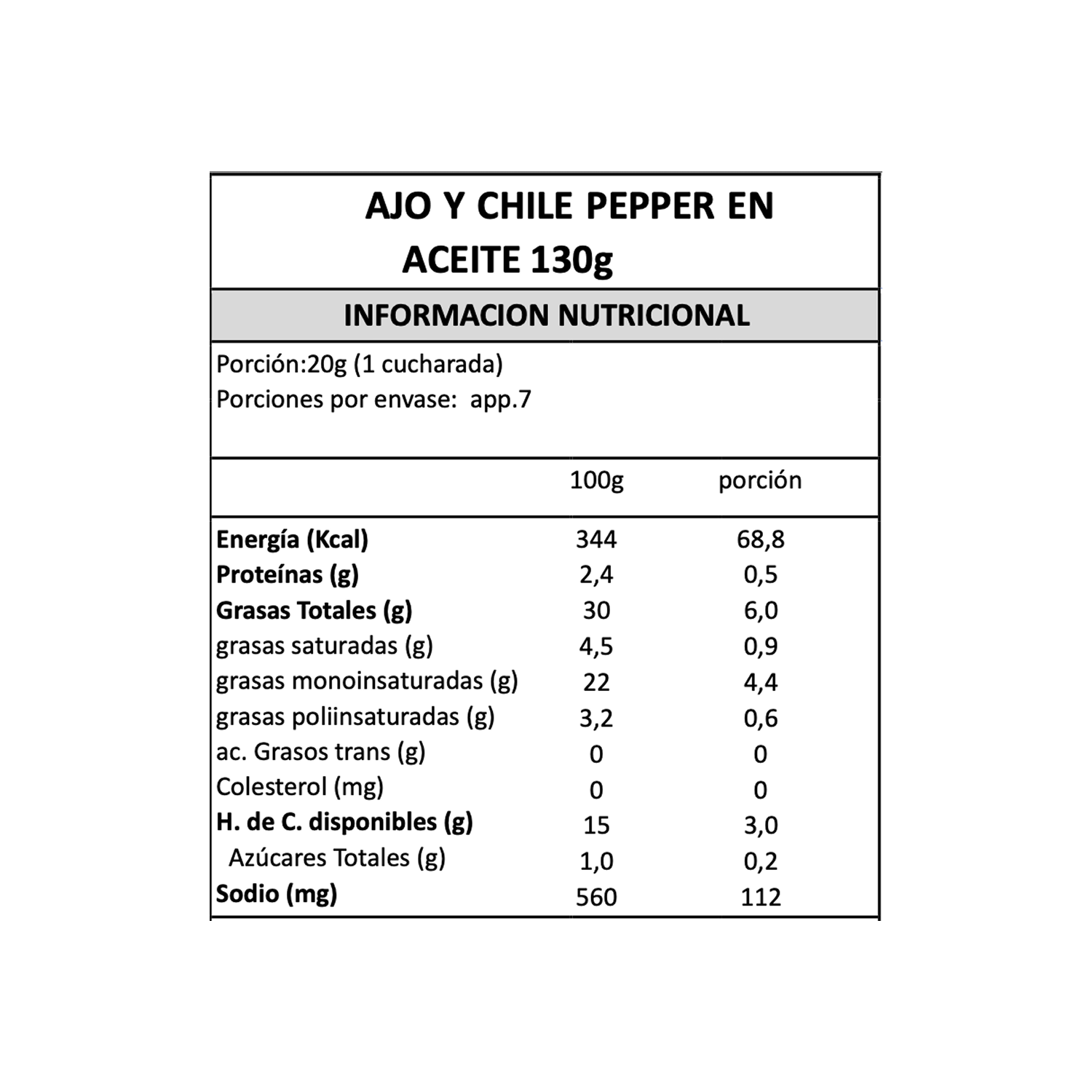 Encurtido de Ajo y Chilli Pepper Gran Cucina - 130 gr-4