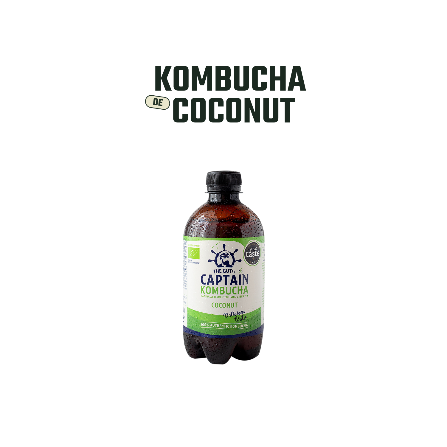 Kombucha Coco Gutsy Captain - 400 ml-2