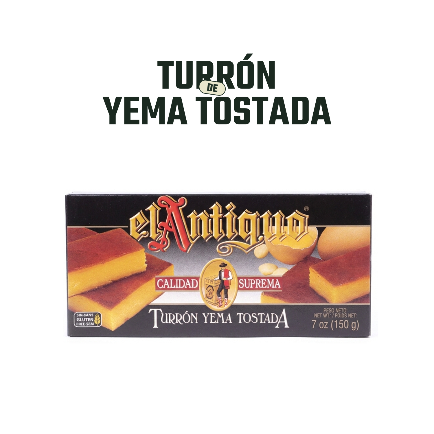 Turrón Yema Tostada El Antiguo 1 x 150 gr-2