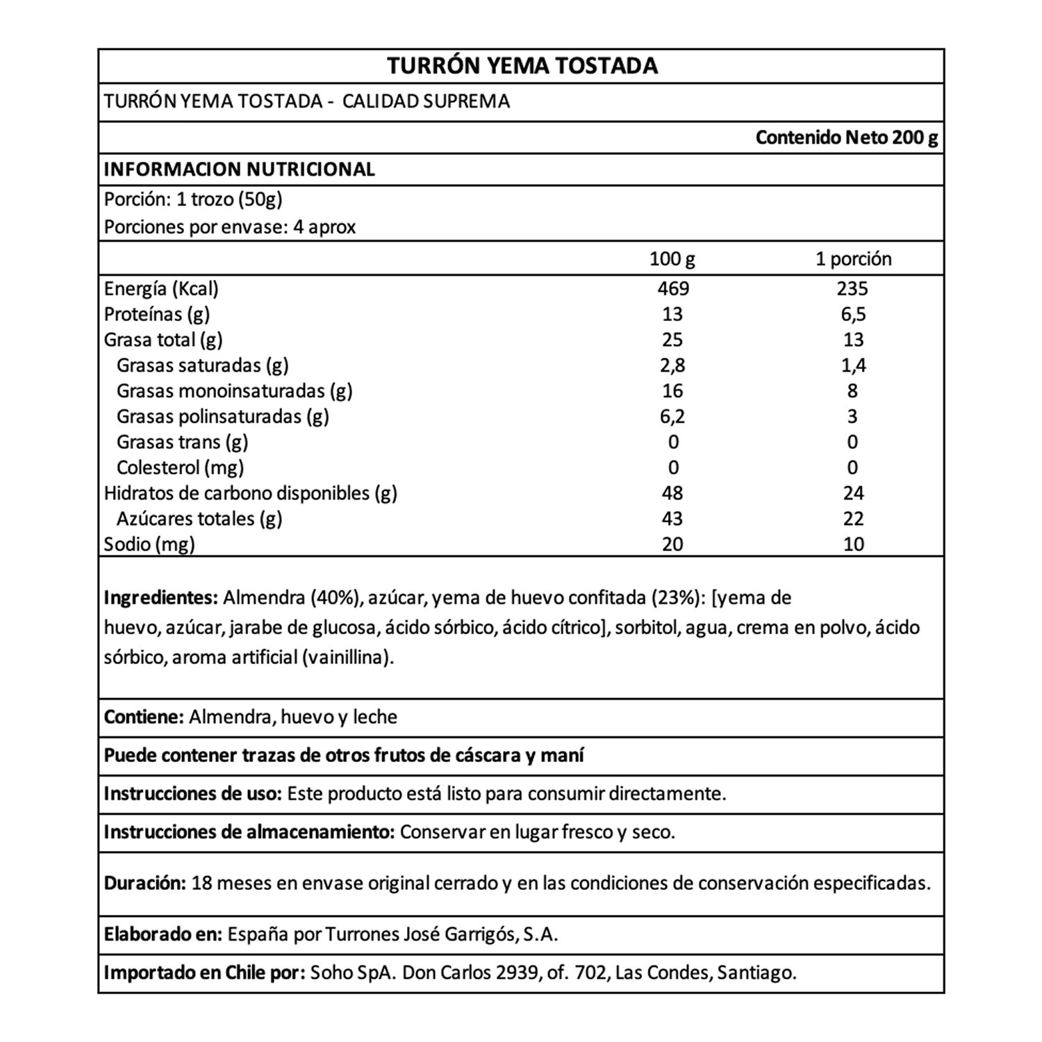 Turrón Yema Tostada El Antiguo 1 x 150 gr-4