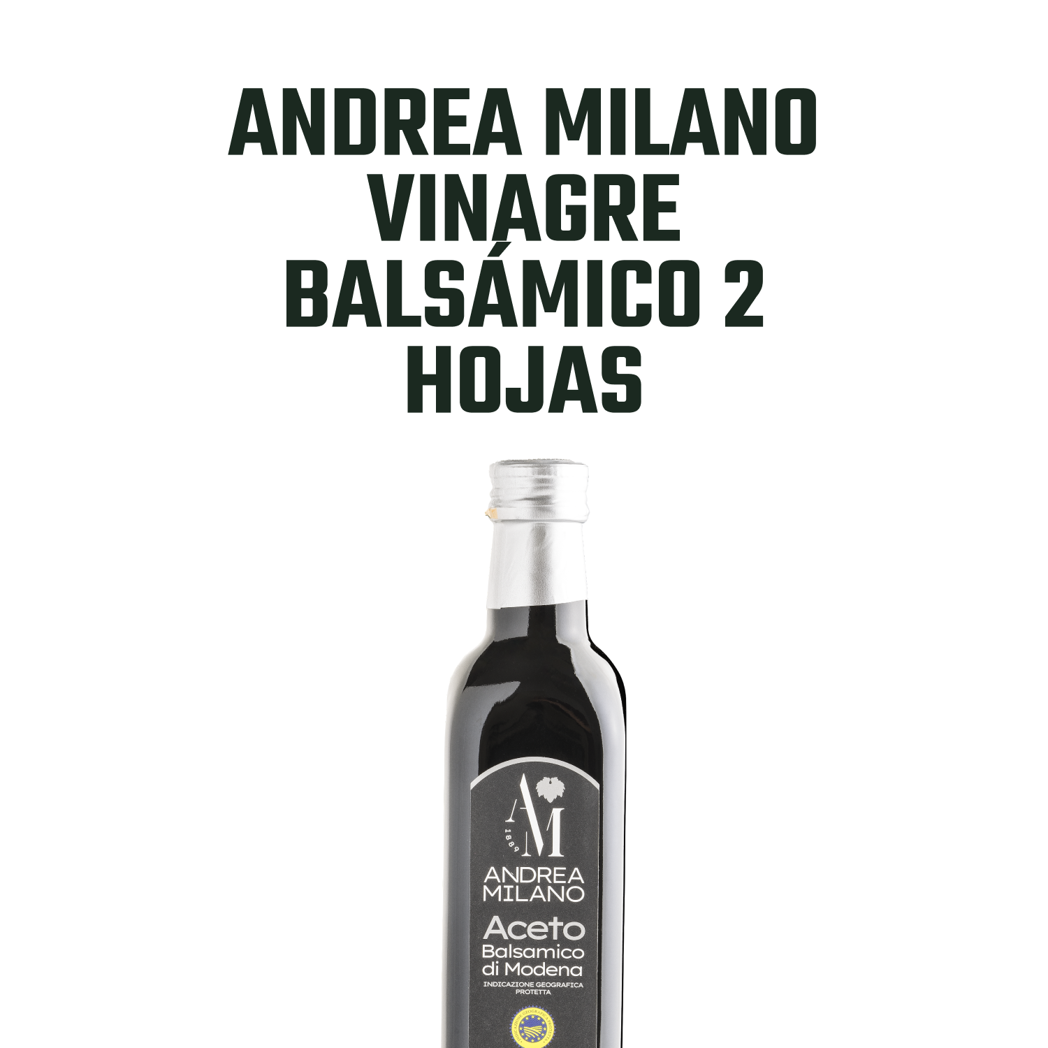 Vinagre Balsámico 2 hojas Andrea Milano 1 x 500 ml-2