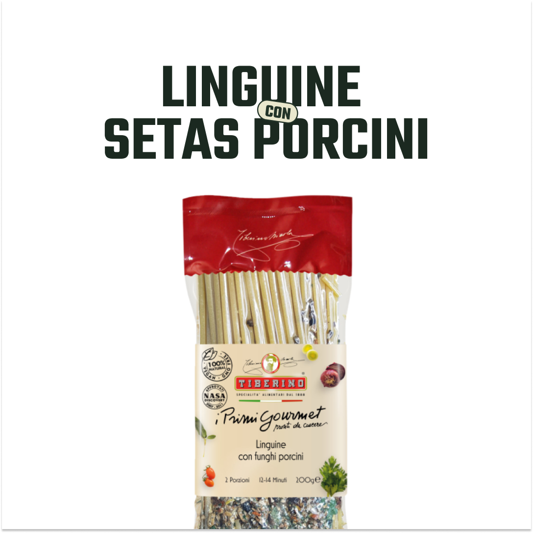 Pasta Linguini con Hongos Porcini Tiberino - 200 gr-2