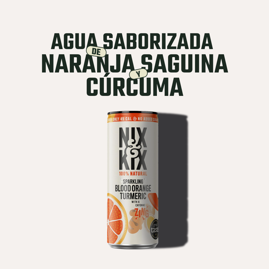 Agua Saborizada Sanguina y Cúrcuma Nix & Kix - 250 ml-2