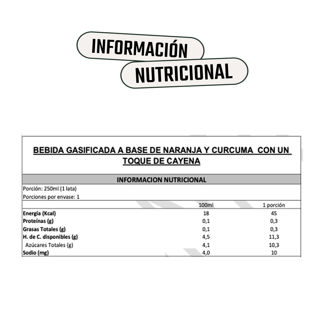 Agua Saborizada Sanguina y Cúrcuma Nix & Kix - 250 ml-4