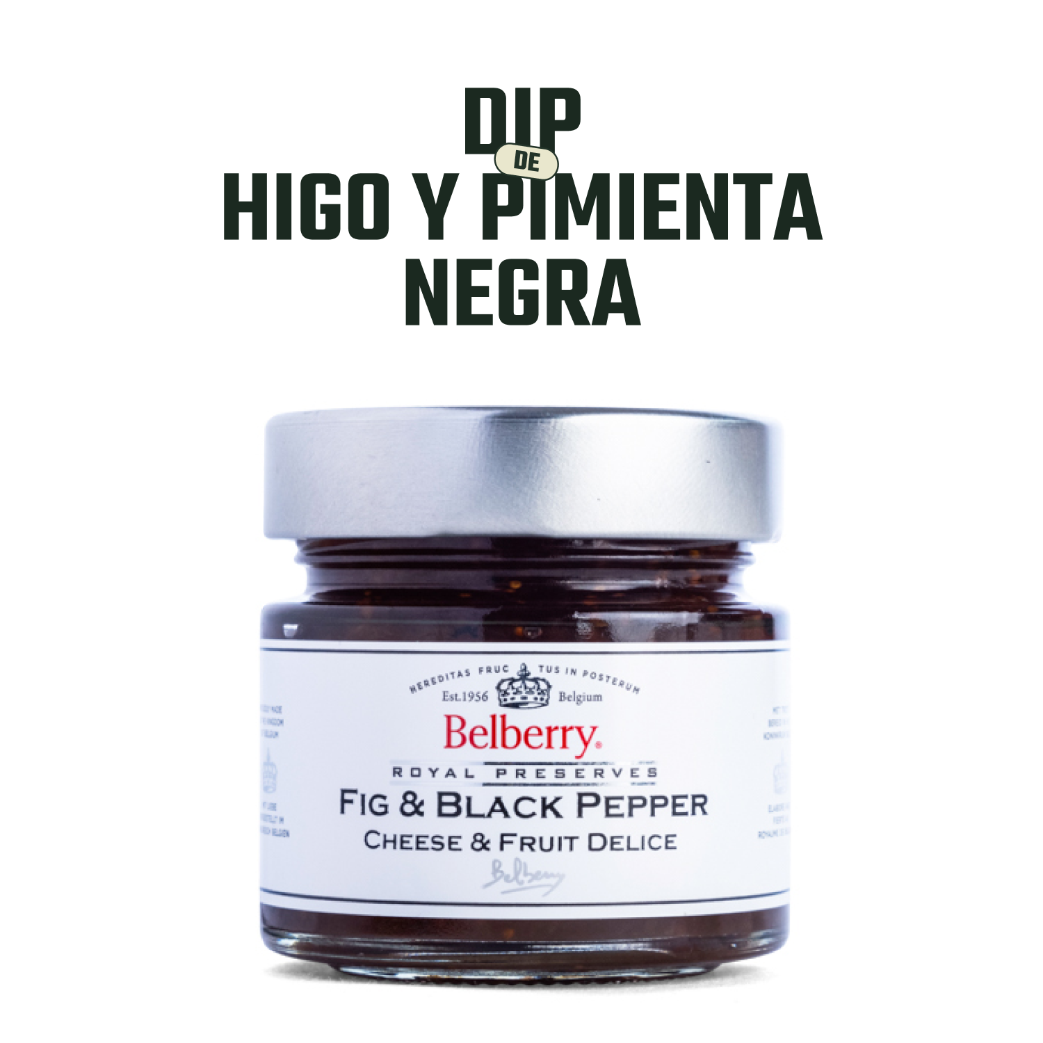 Dip Higo y Pimienta Negra Belberry 1 x 130 gr-2