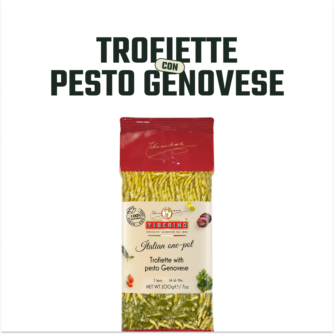 Pasta Trofiette con Pesto Genovese Tiberino - 200 gr-2