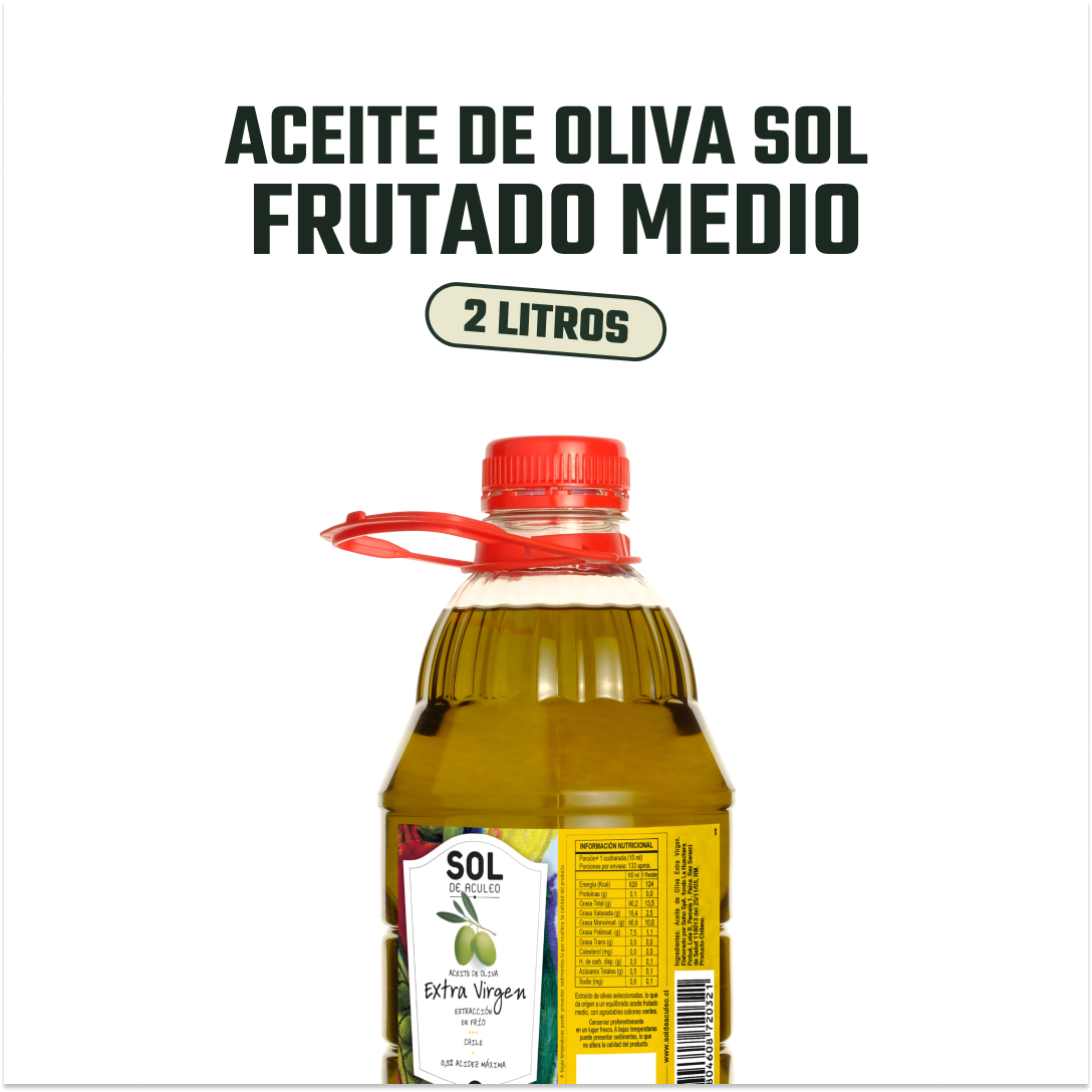 Aceite de Oliva extra virgen Sol de Aculeo Blend 1 x 2000 ml-2