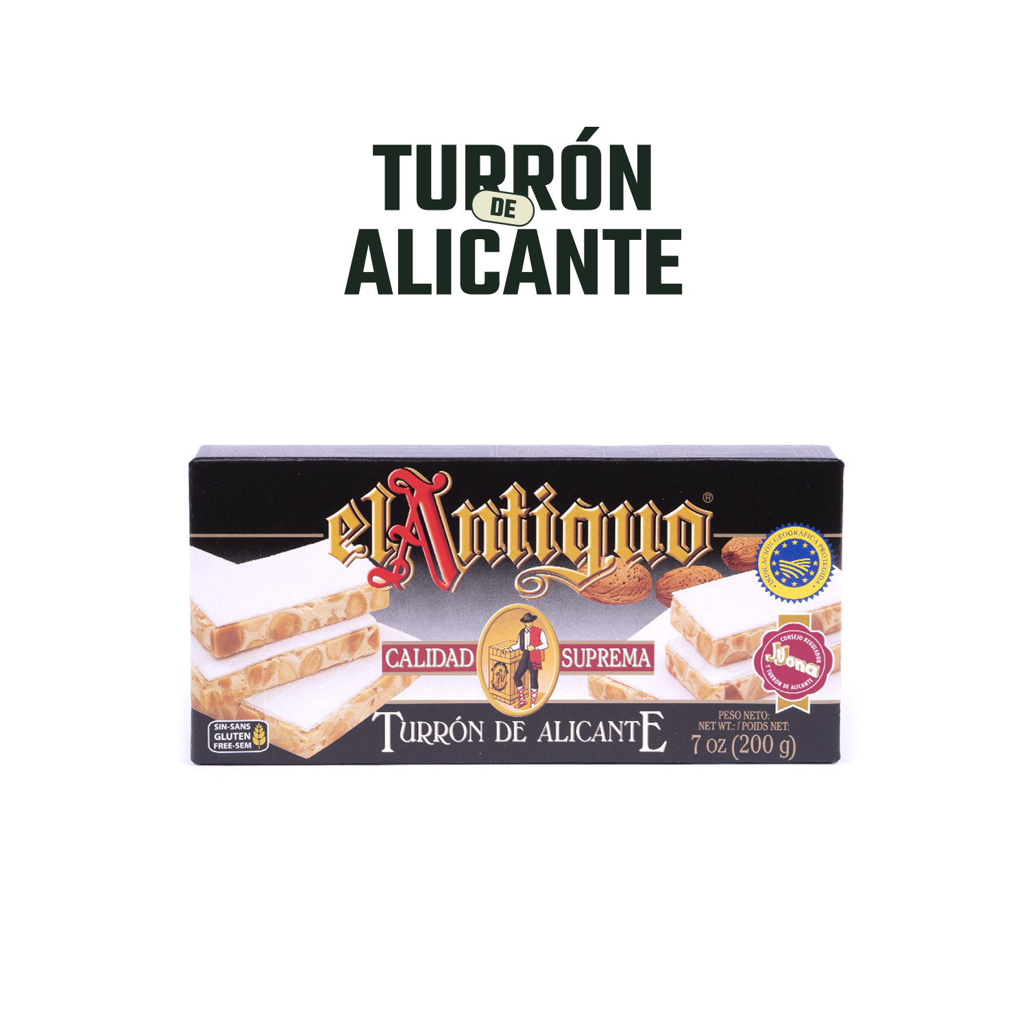 Turrón de Alicante El Antiguo 1 x 250 gr-2