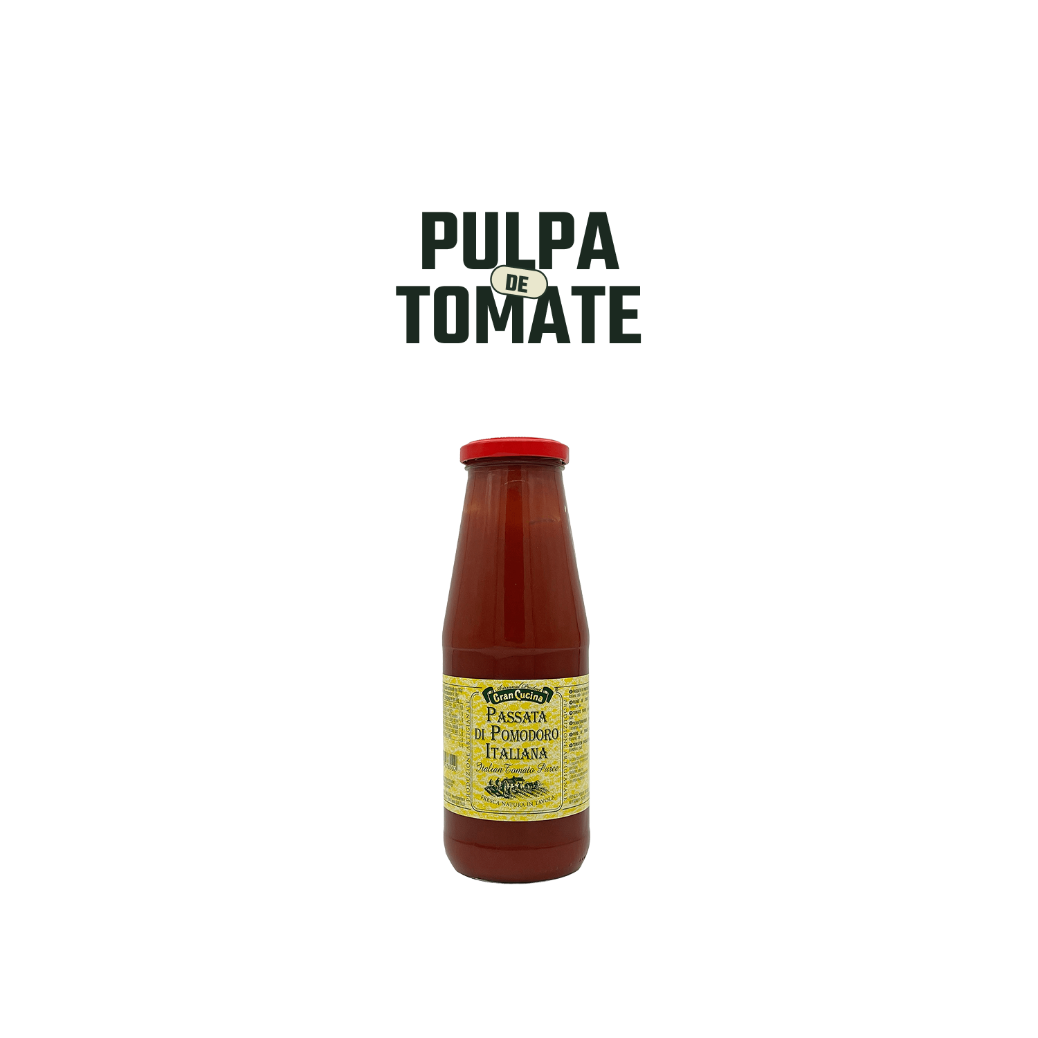 Pulpa de Tomate Italiana Gran Cucina - 700 gr -2