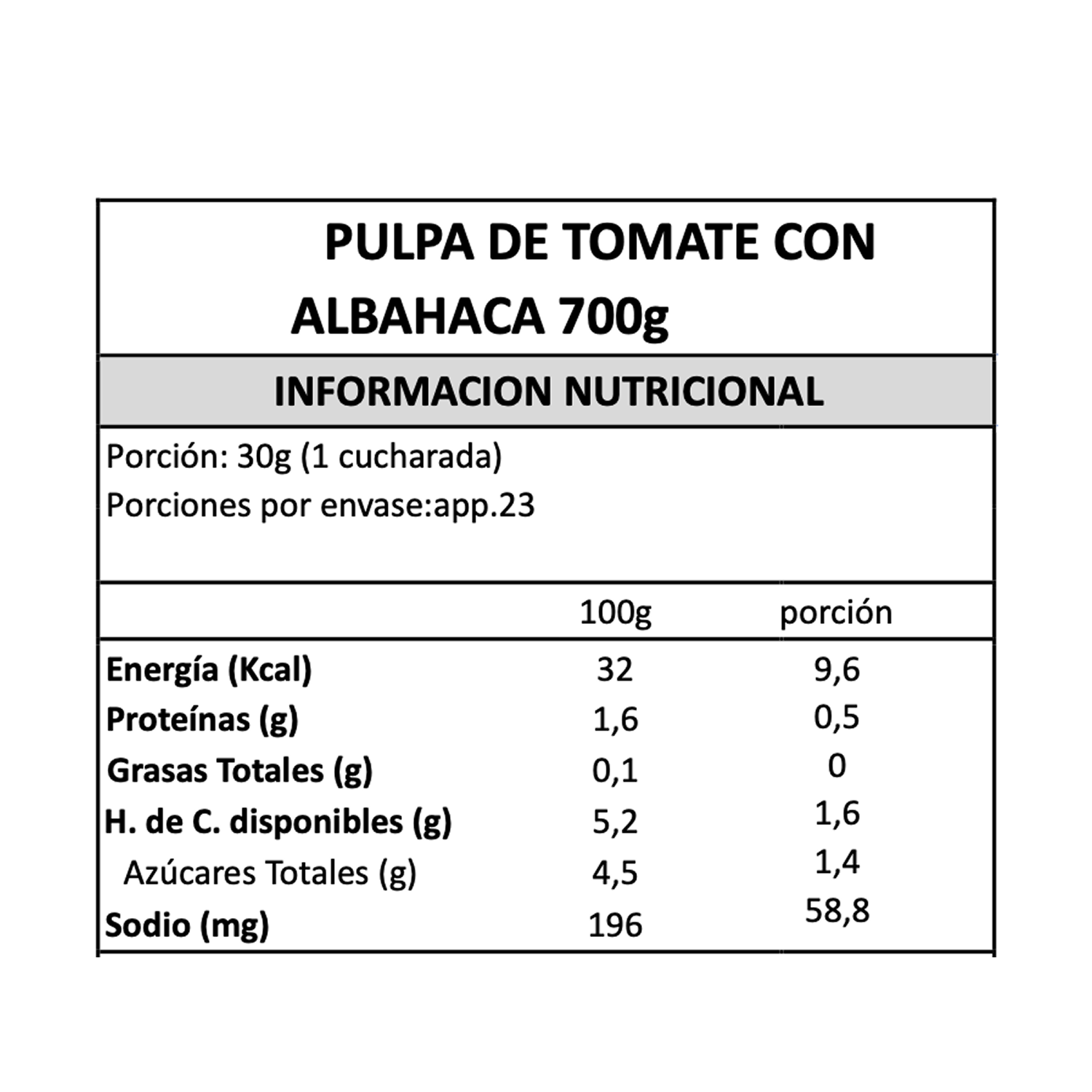 Pulpa de Tomate Italiana Gran Cucina - 700 gr -4