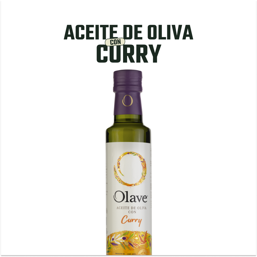 Aceite de Oliva extra virgen Olave Curry 1 x 250 ml-2