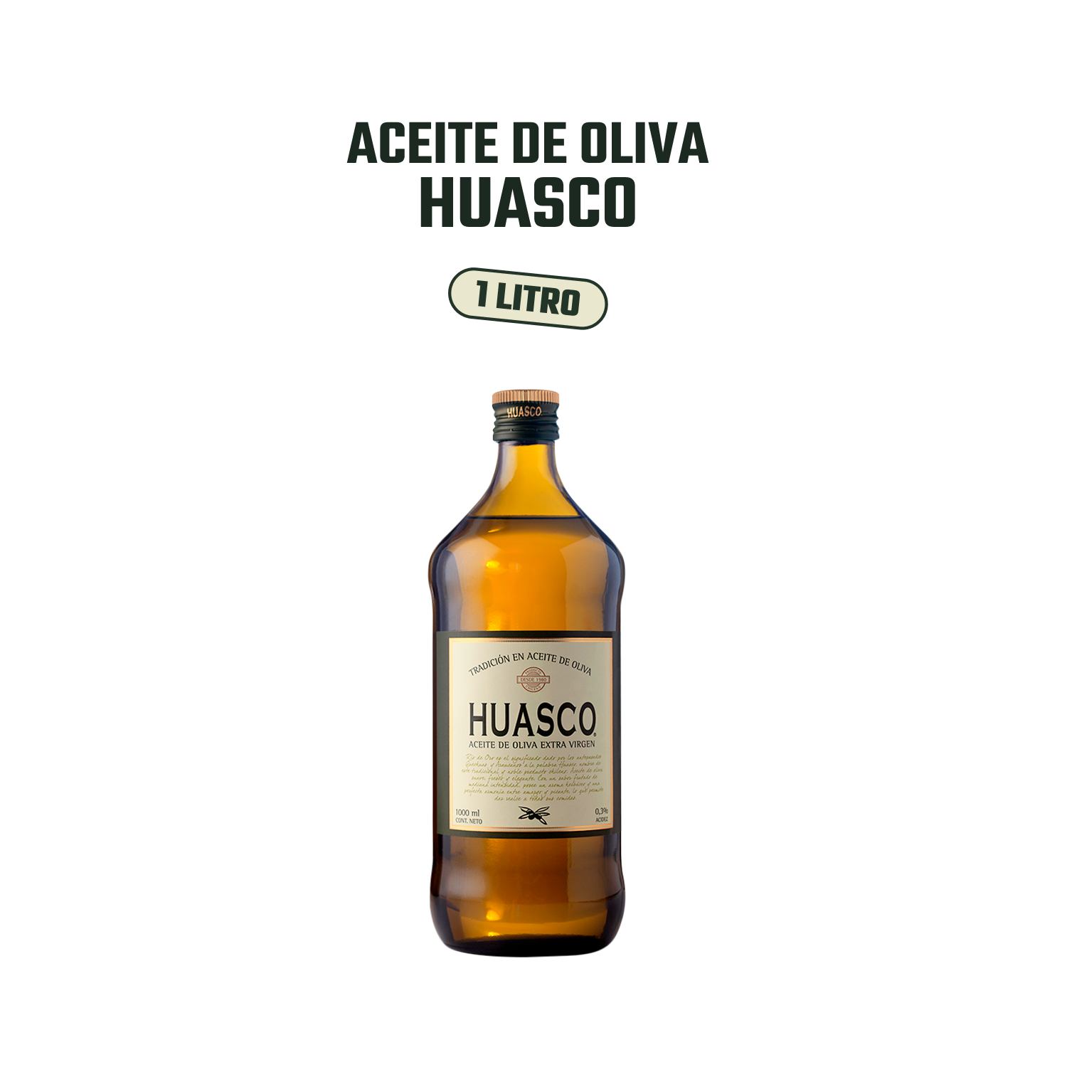 Aceite de Oliva extra virgen Huasco 4 x 1000 ml-2