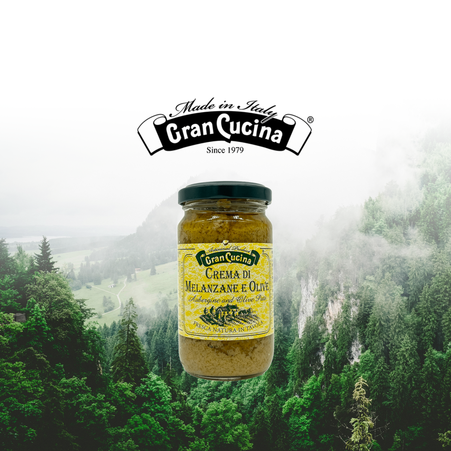 Pasta de Berenjena y Aceitunas Gran Cucina - 180 gr-1