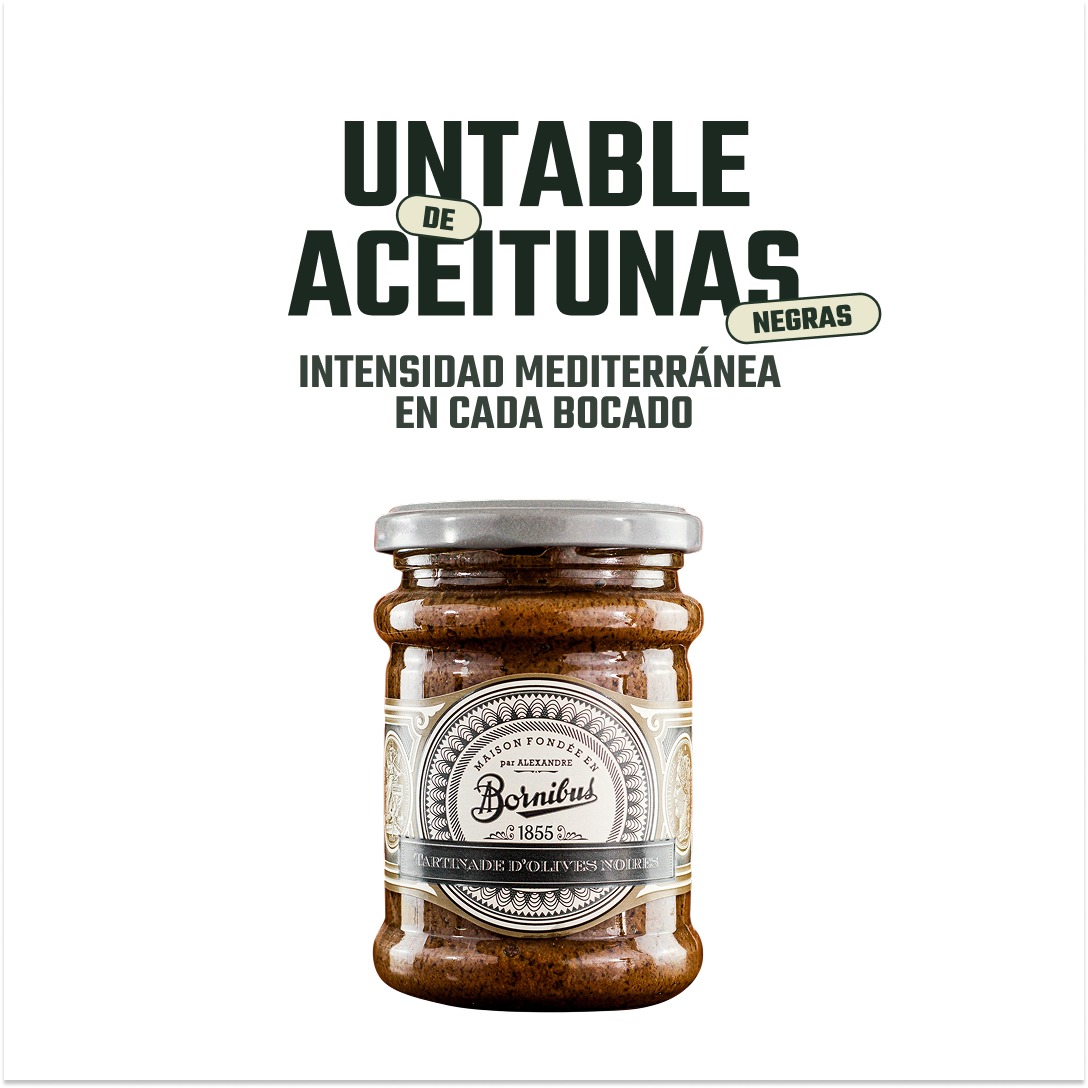 Pasta de Aceitunas Negras Bornibus - 240 gr-2