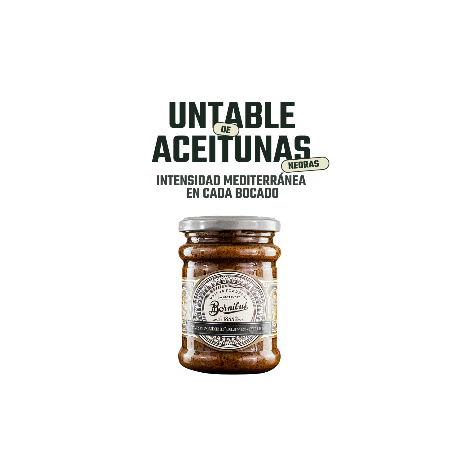 Pasta de Aceitunas Negras Bornibus - 240 gr-2