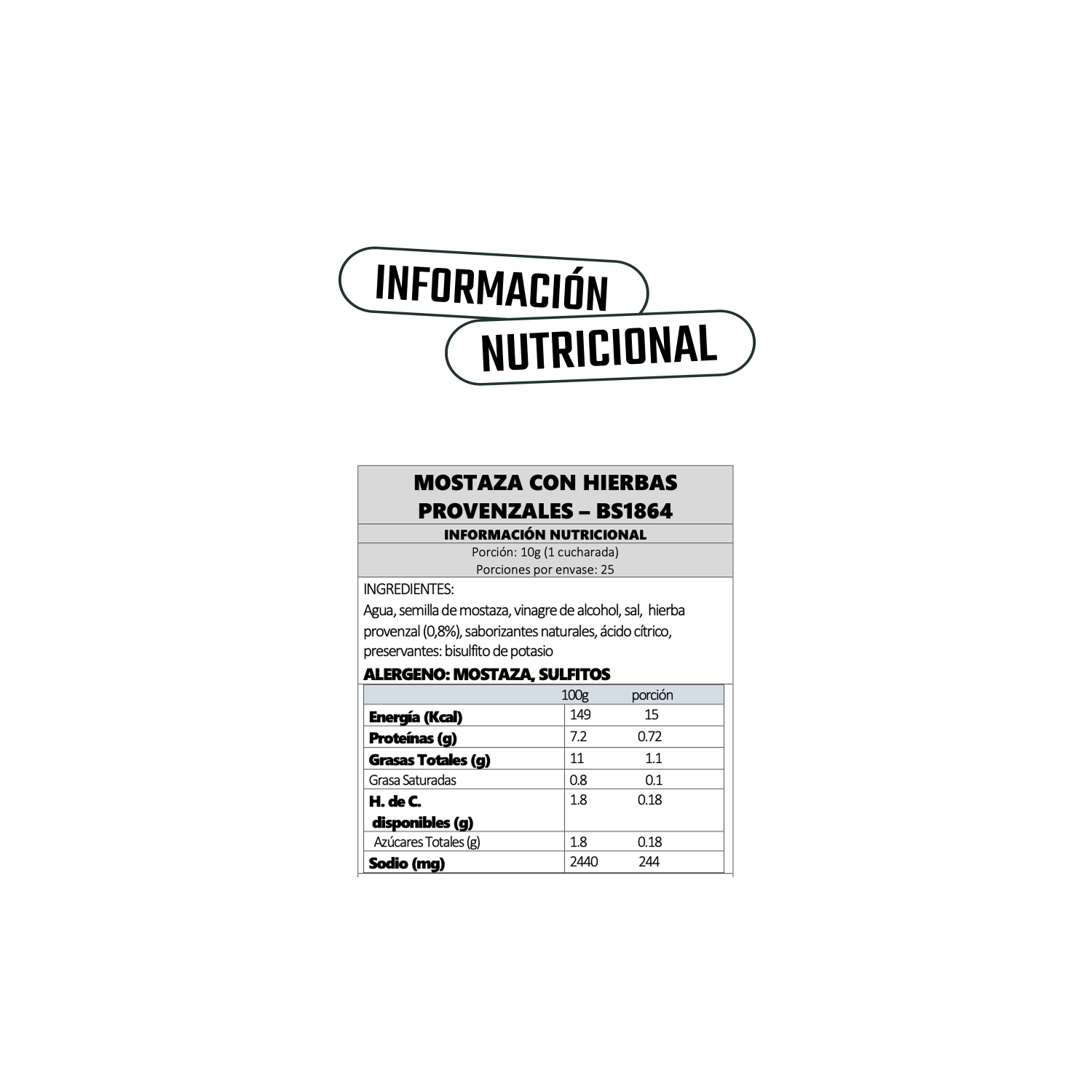 Mostaza de Hierbas de la Provenza Bornibus - 250 gr-4