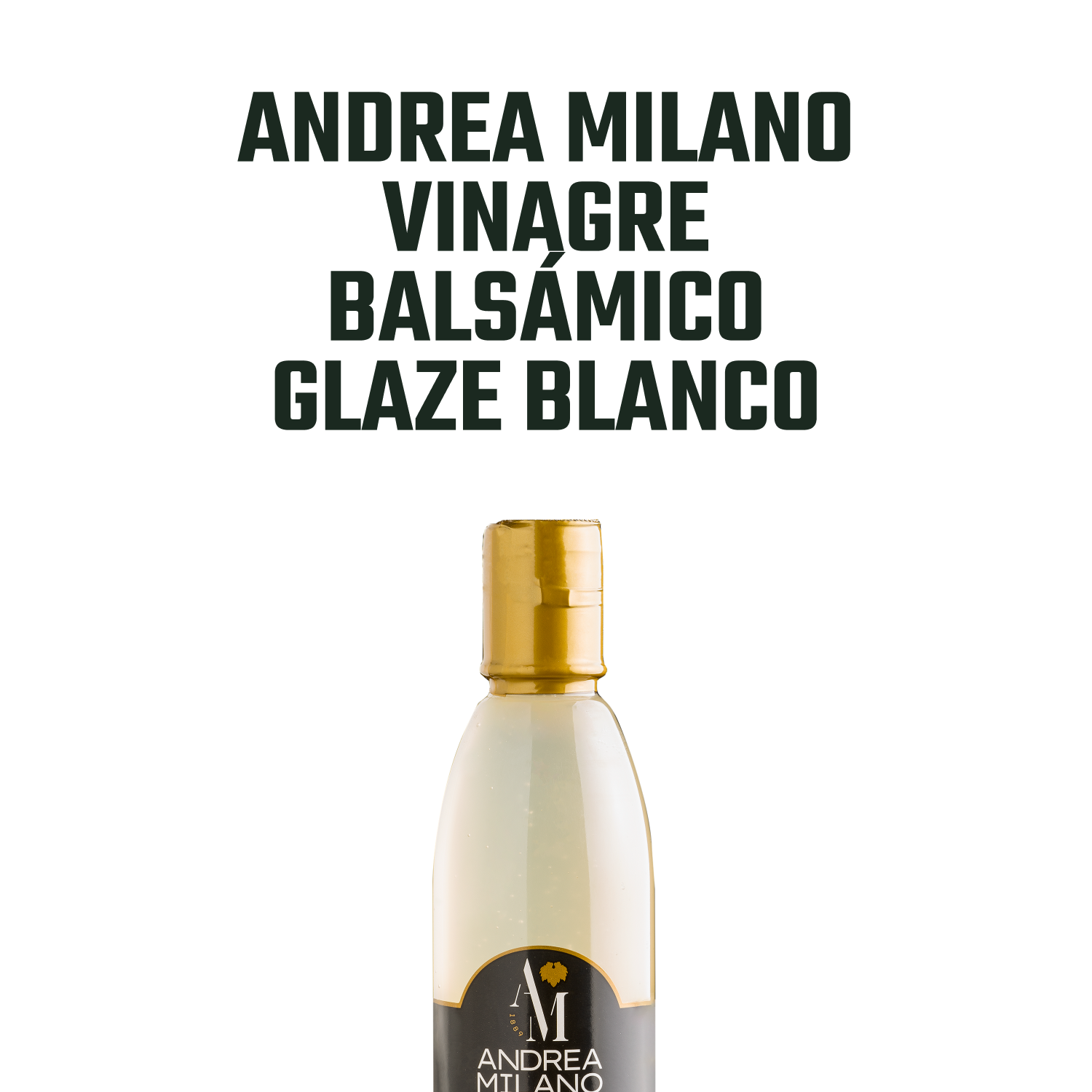Vinagre Balsámico Glaze Blanco Andrea Milano 1 x 250 ml-2