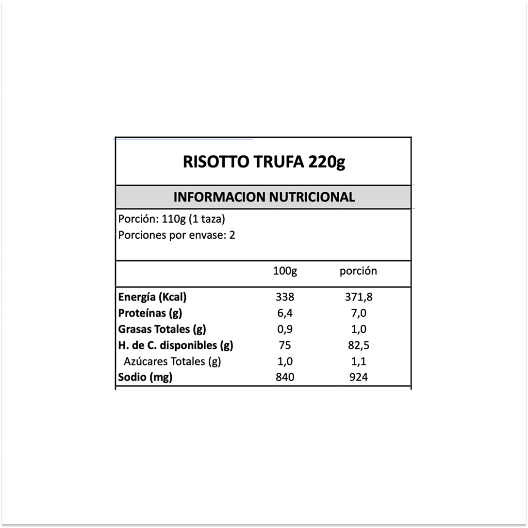 Risotto Gourmet de Trufa Gran Cucina - 220 gr-4