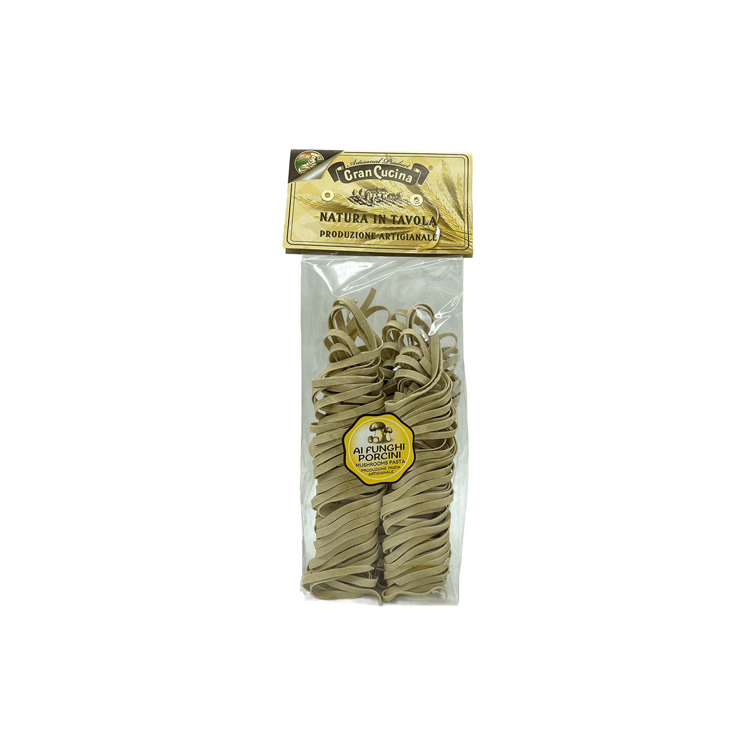 Pasta Tagliatelle de Hongos Porcini Gran Cucina - 250 gr-0