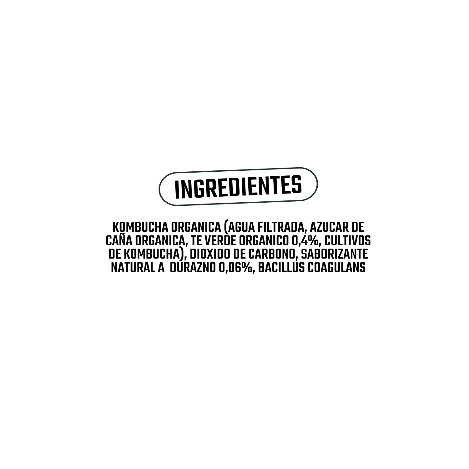 Kombucha Durazno Gutsy Captain - 400 ml -5