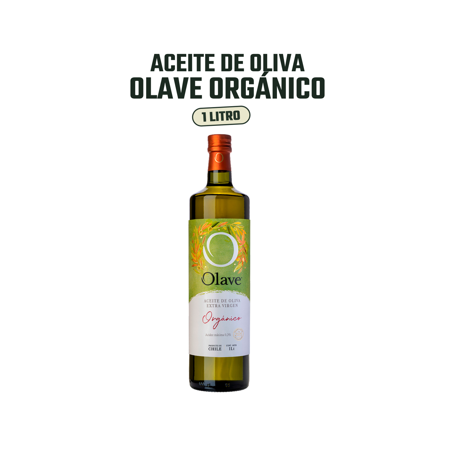 Aceite de Oliva extra virgen Olave Organico 1 x 1000 ml-2