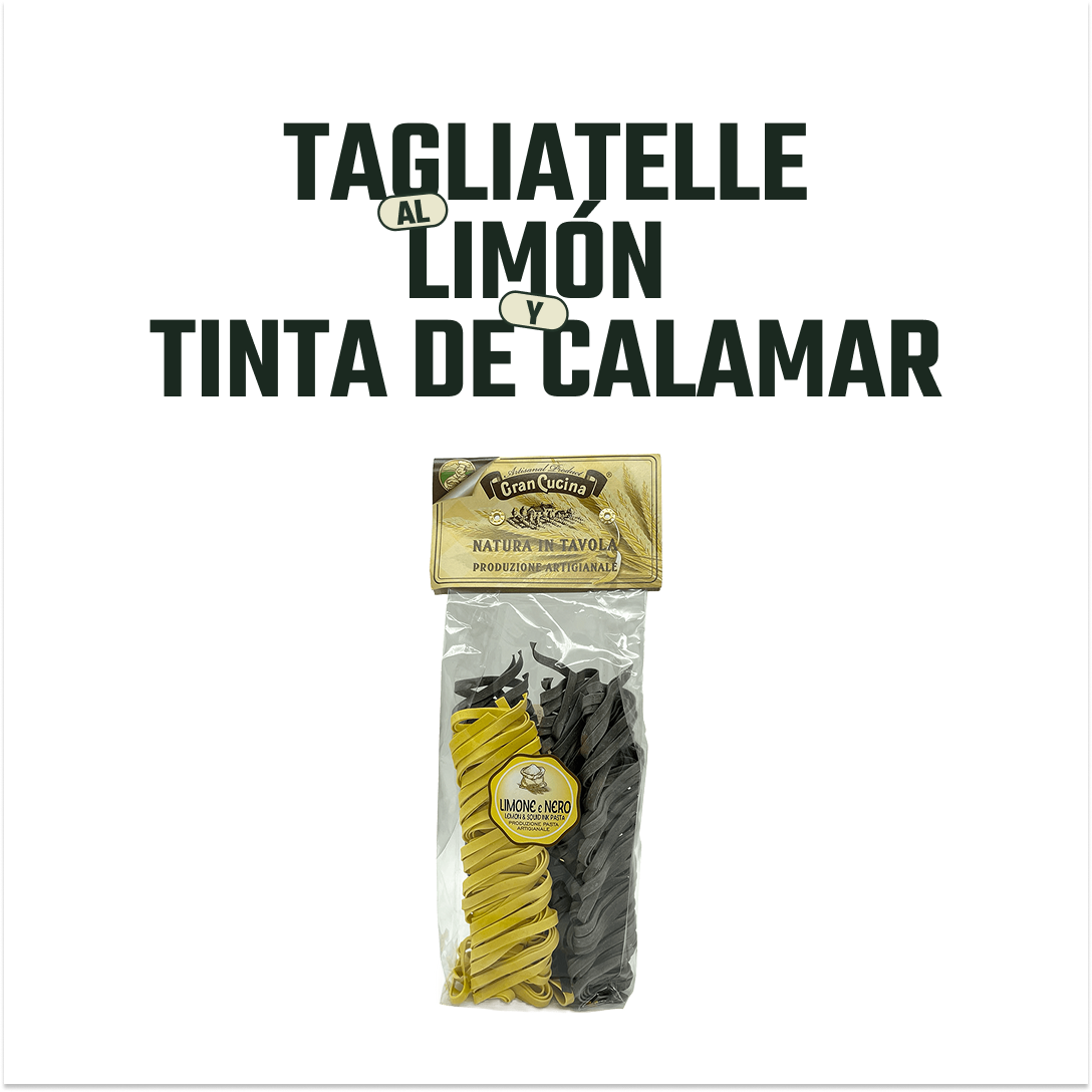 Tagliatelle Limón y Tinta de Calamar Gran Cucina - 250 gr-2