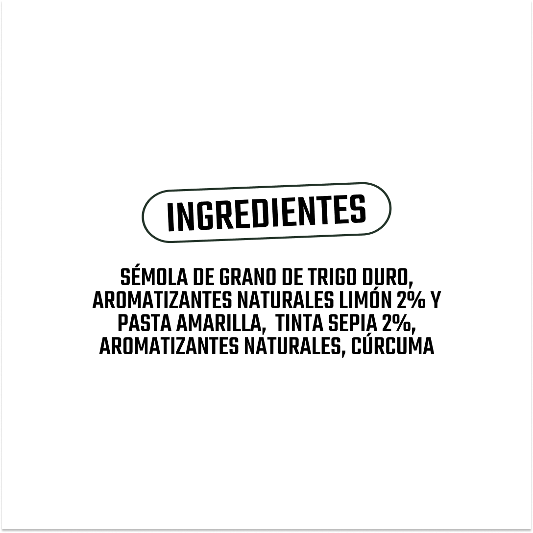 Tagliatelle Limón y Tinta de Calamar Gran Cucina - 250 gr-5