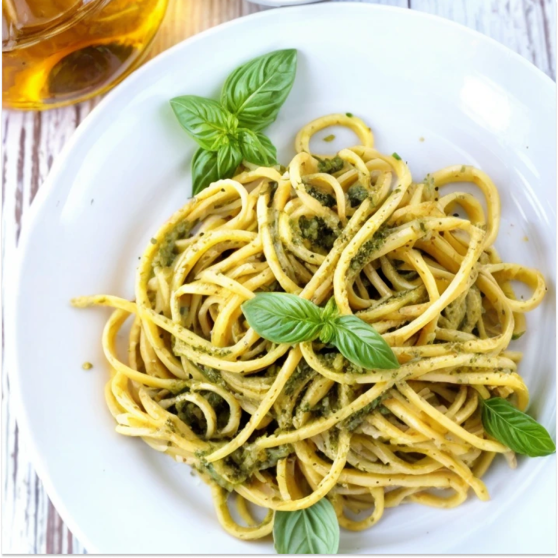 Pasta Linguini con Pesto de Albahaca Tiberino - 200 gr-3