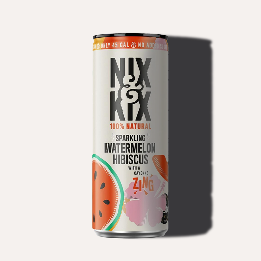 Agua Saborizada Sandía y Hibisco Nix & Kix - 250 ml-0