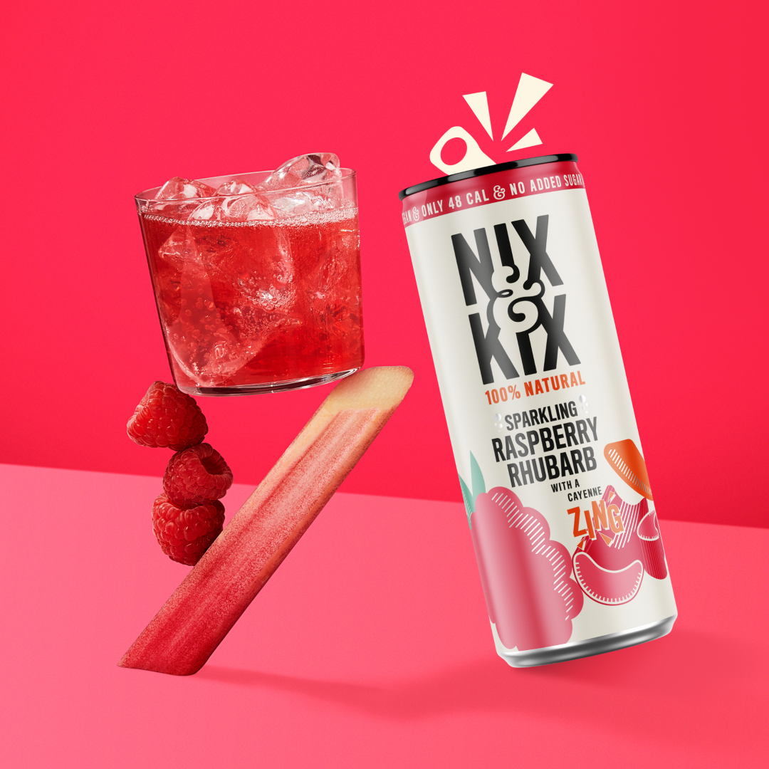 Agua Saborizada Sandía y Hibisco Nix & Kix - 250 ml-1