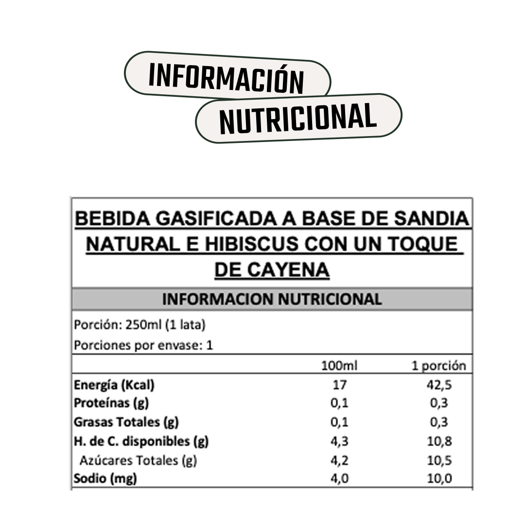 Agua Saborizada Sandía y Hibisco Nix & Kix - 250 ml-4