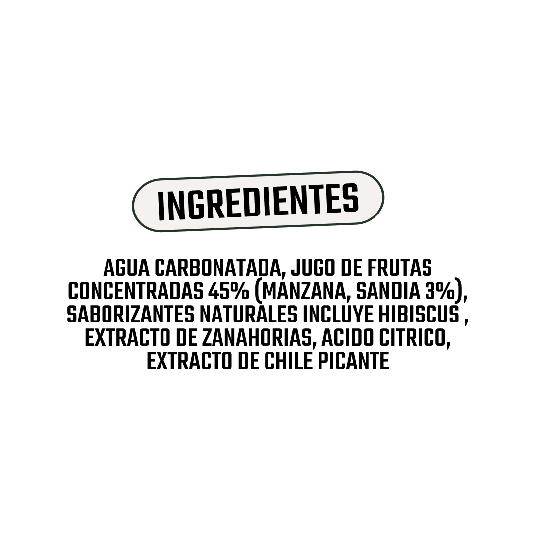 Agua Saborizada Sandía y Hibisco Nix & Kix - 250 ml-5