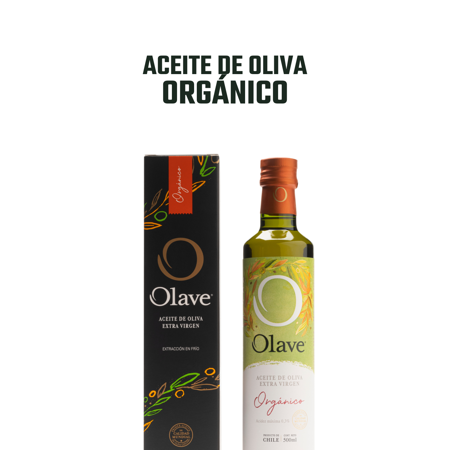 Aceite de Oliva extra virgen Olave Organico  500 ml Regalo-2