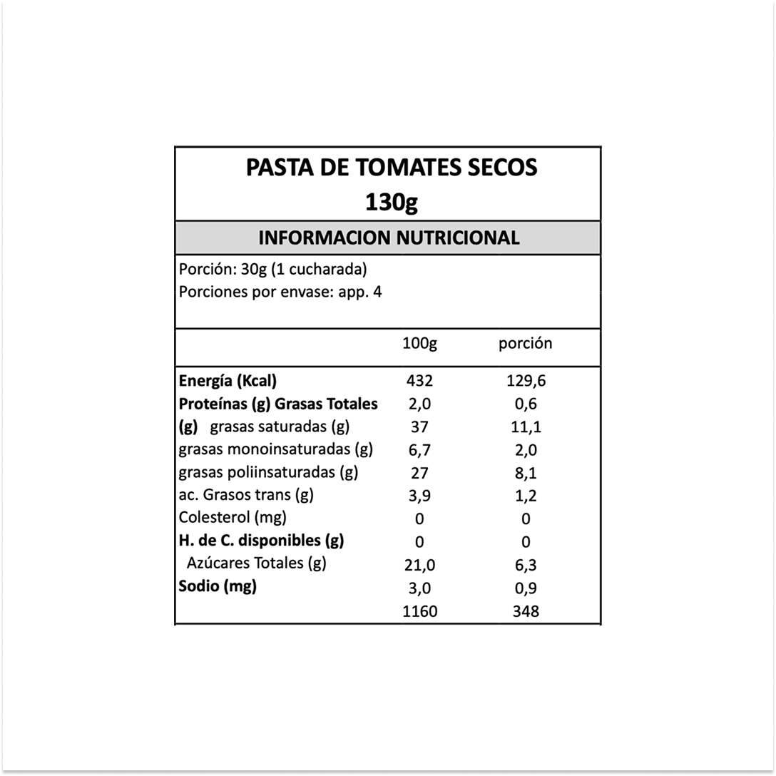 Pasta de Tomates Secos Gran Cucina - 130 gr-4