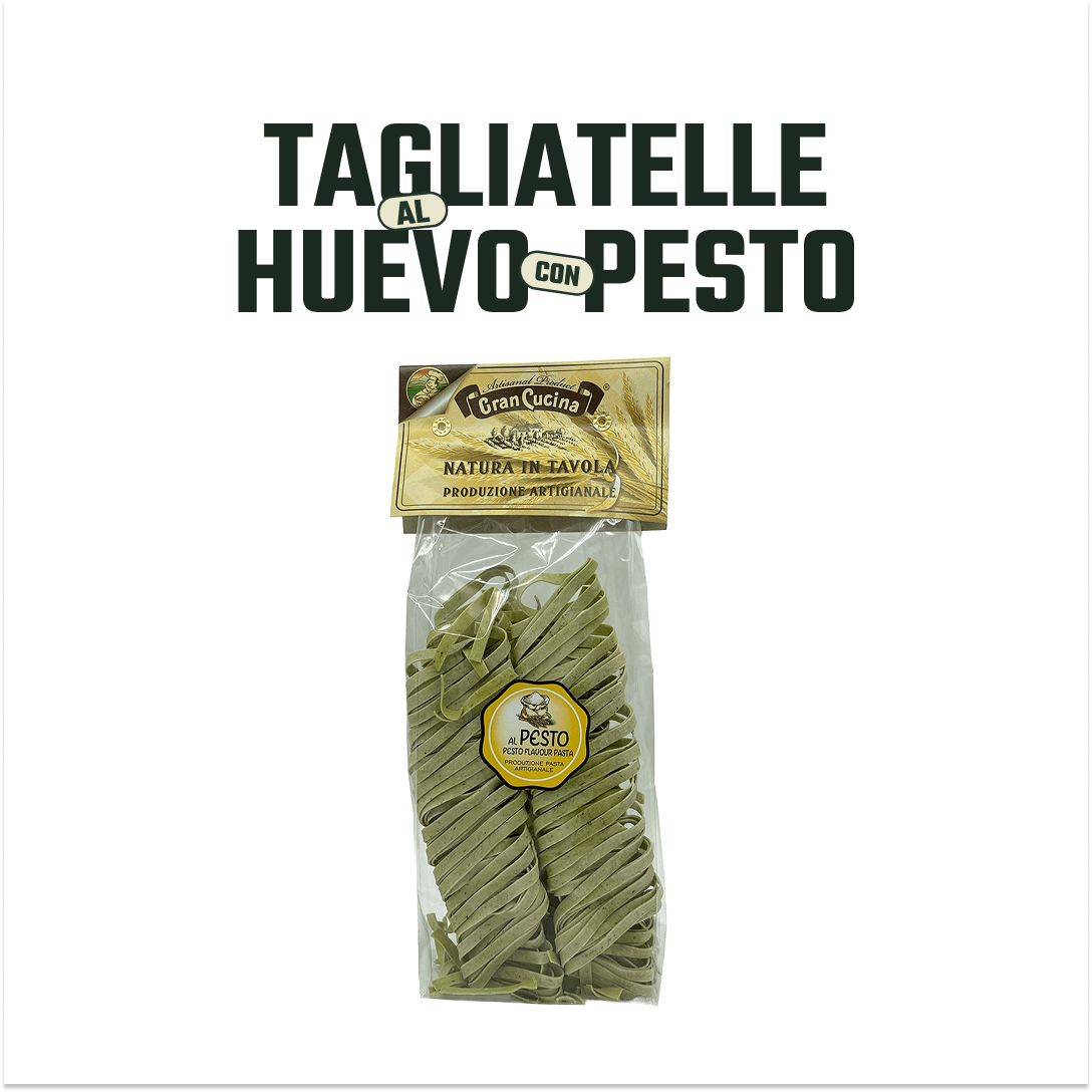 Pasta Tagliatelle al Huevo con Pesto Gran Cucina - 250 gr -2