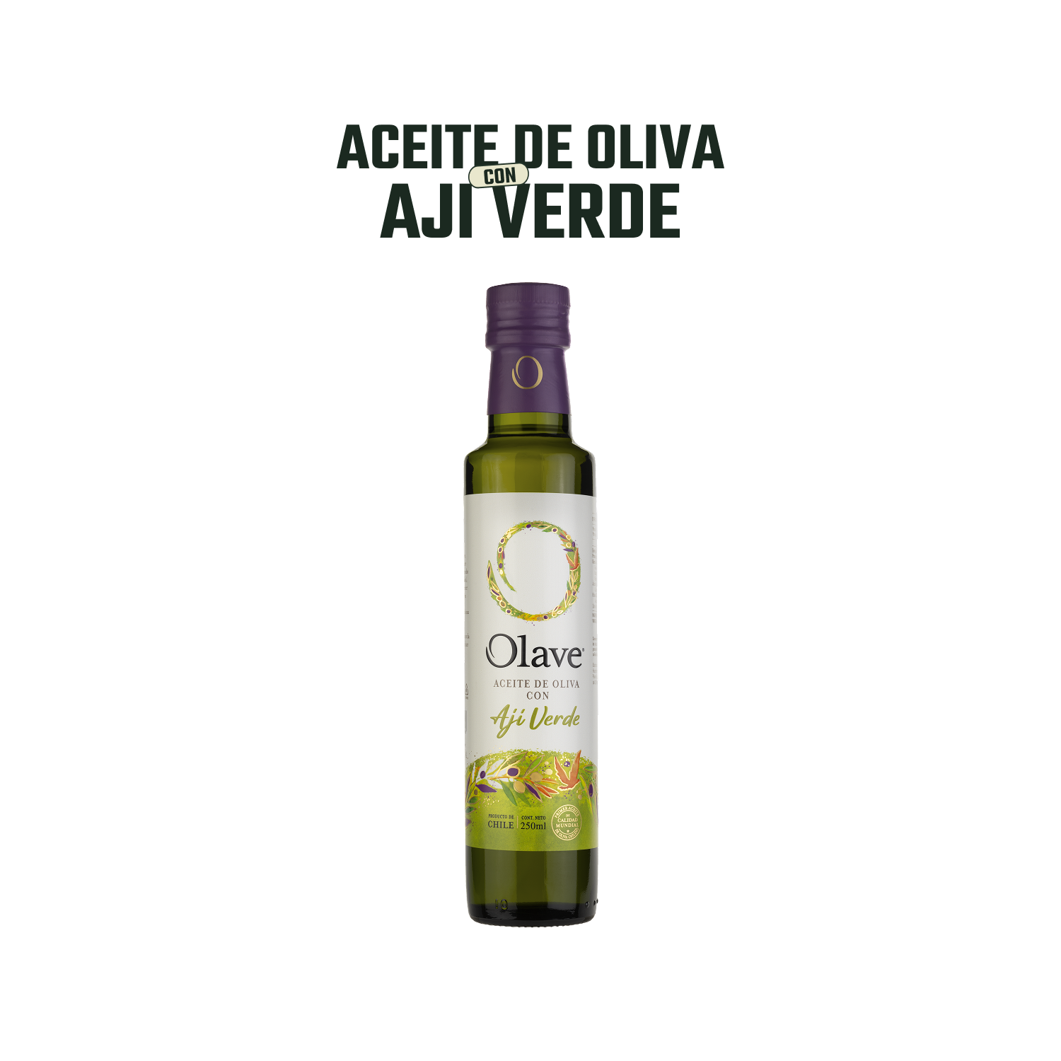 Aceite de Oliva extra virgen Olave Aji Verde 1 x 250 ml-2