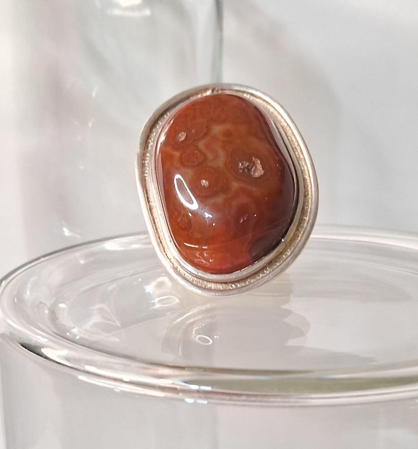 Anillo Gran Venturina Plata 950-2