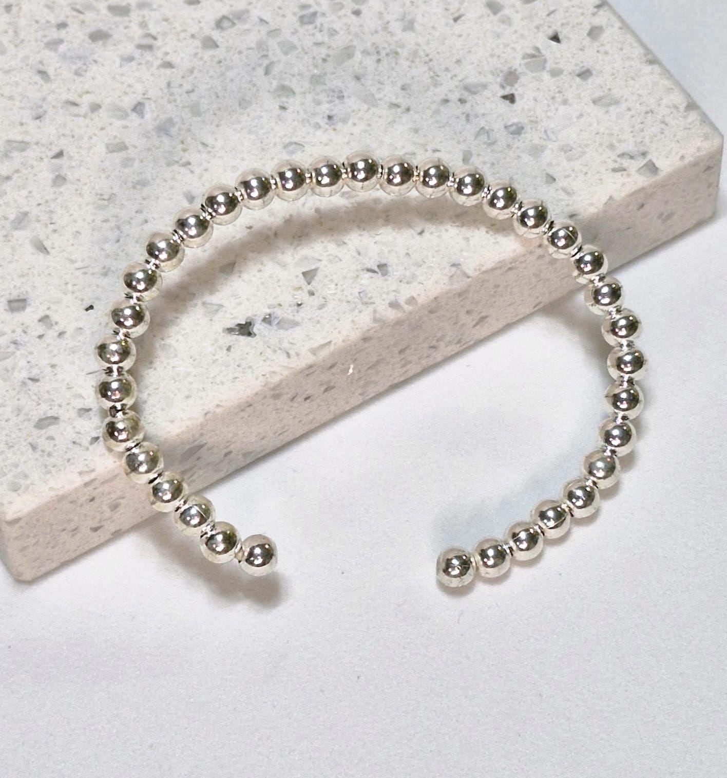 Esclava de Bolitas de Plata 925-2