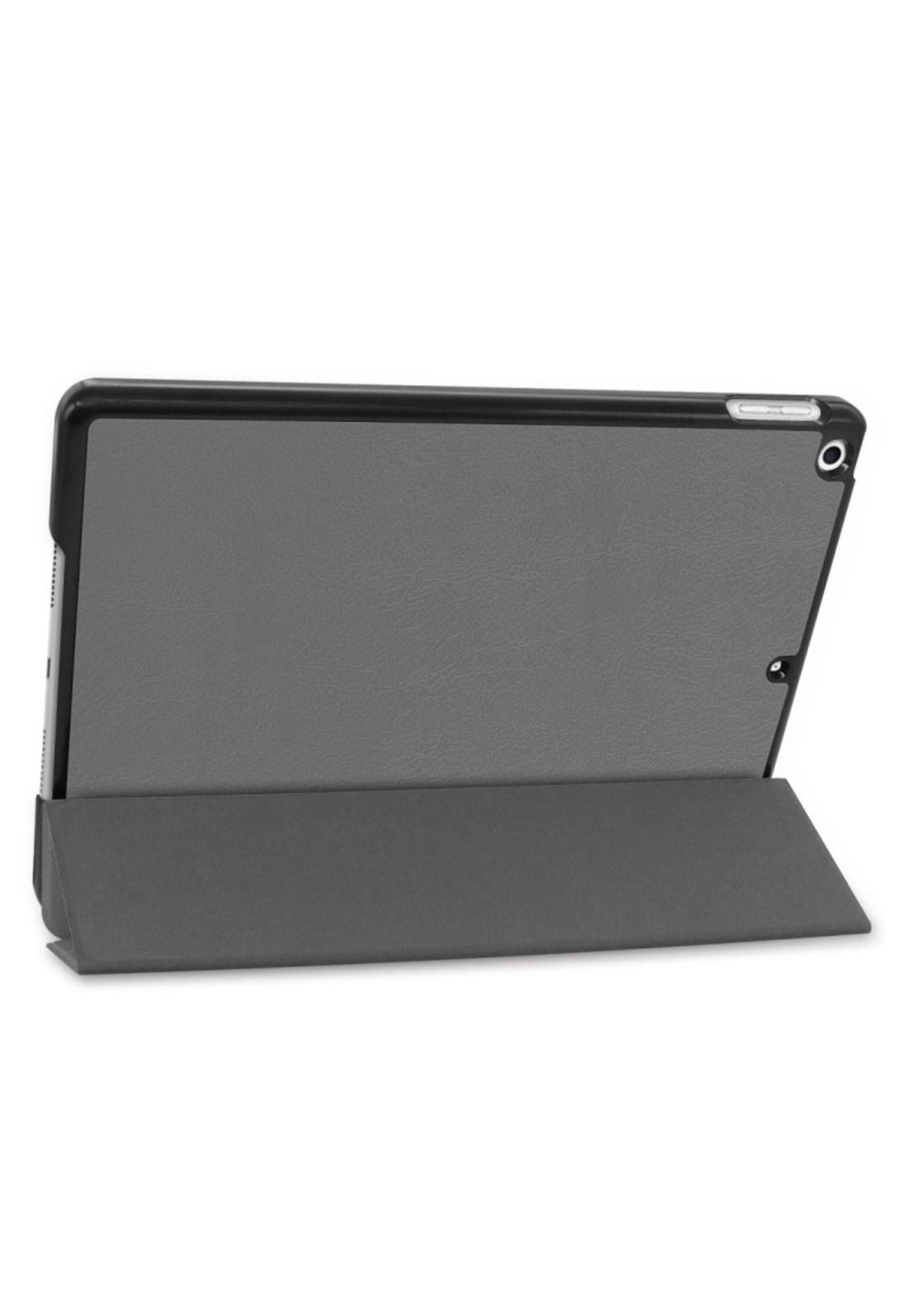 Carcasa Funda Inteligente para IPad 10.2 Gris-4