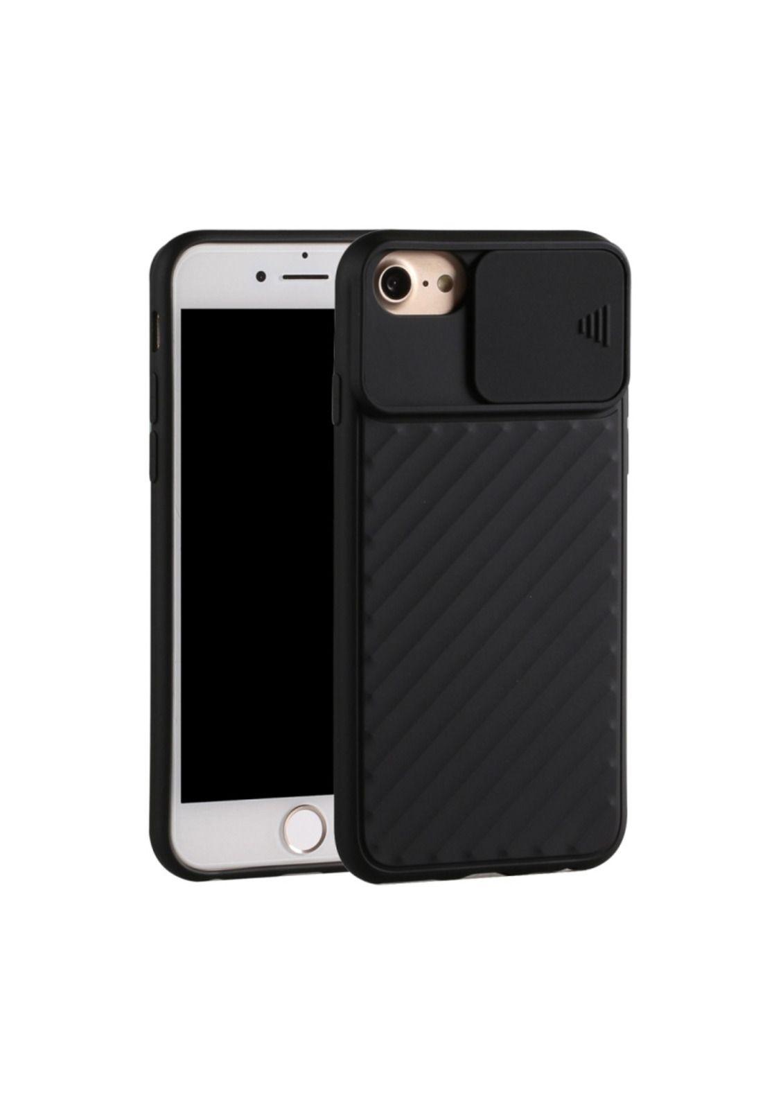 Carcasa C/negro Con Protector De Cámara Para iPhone 6/6s/7/8-0