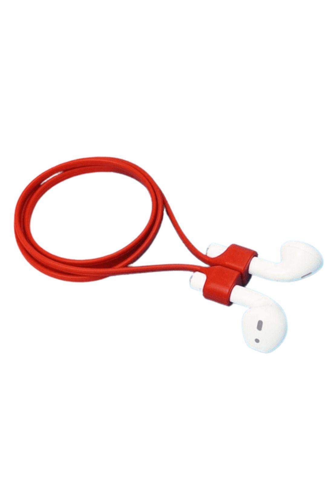 Correa Magnetica Audifonos Rojo Para AirPods 1 y 2-0