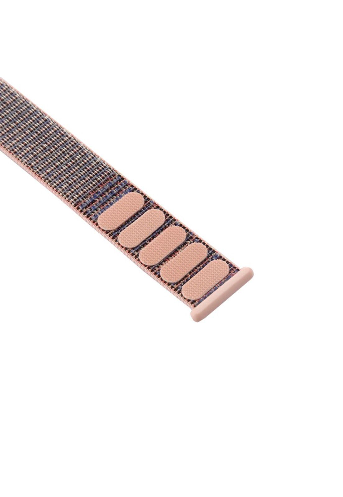 Correa para Apple Watch 42 y 44mm, Con Velcro. Rosado-3