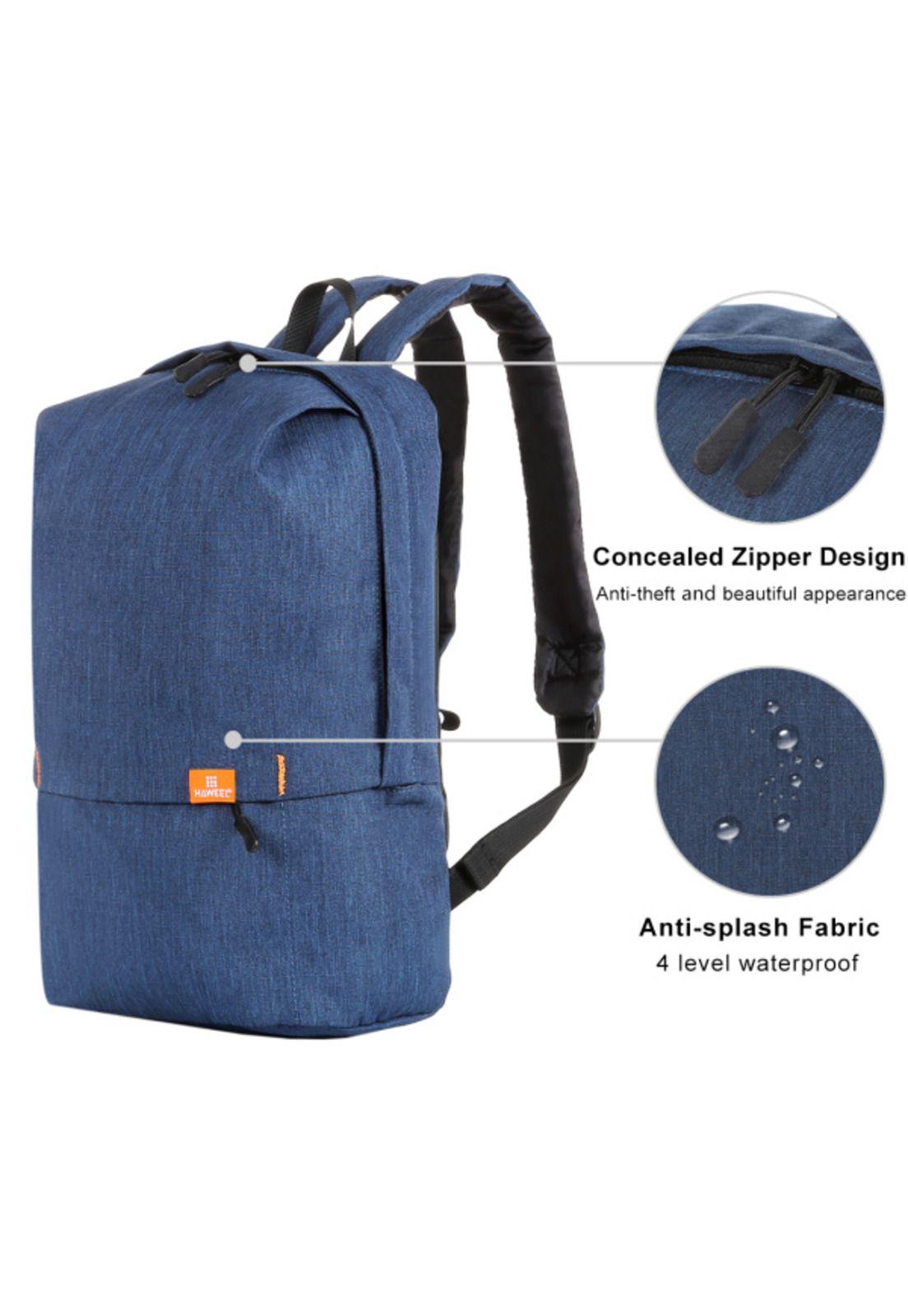 Mochila Porta Notebook Azul 10L 22x32x12-4