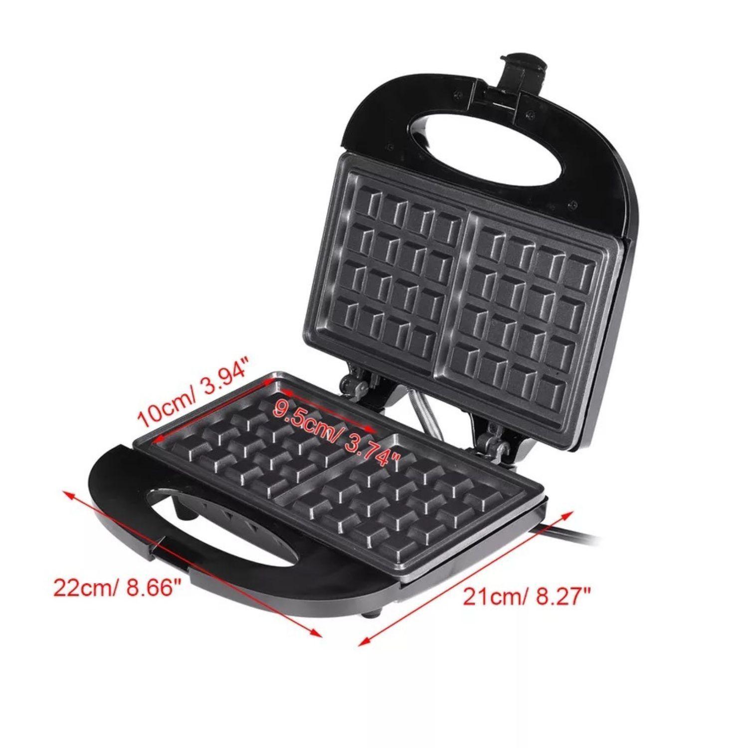 Maquina Para Wafles Waflera Eléctrica Doble Sokany-3